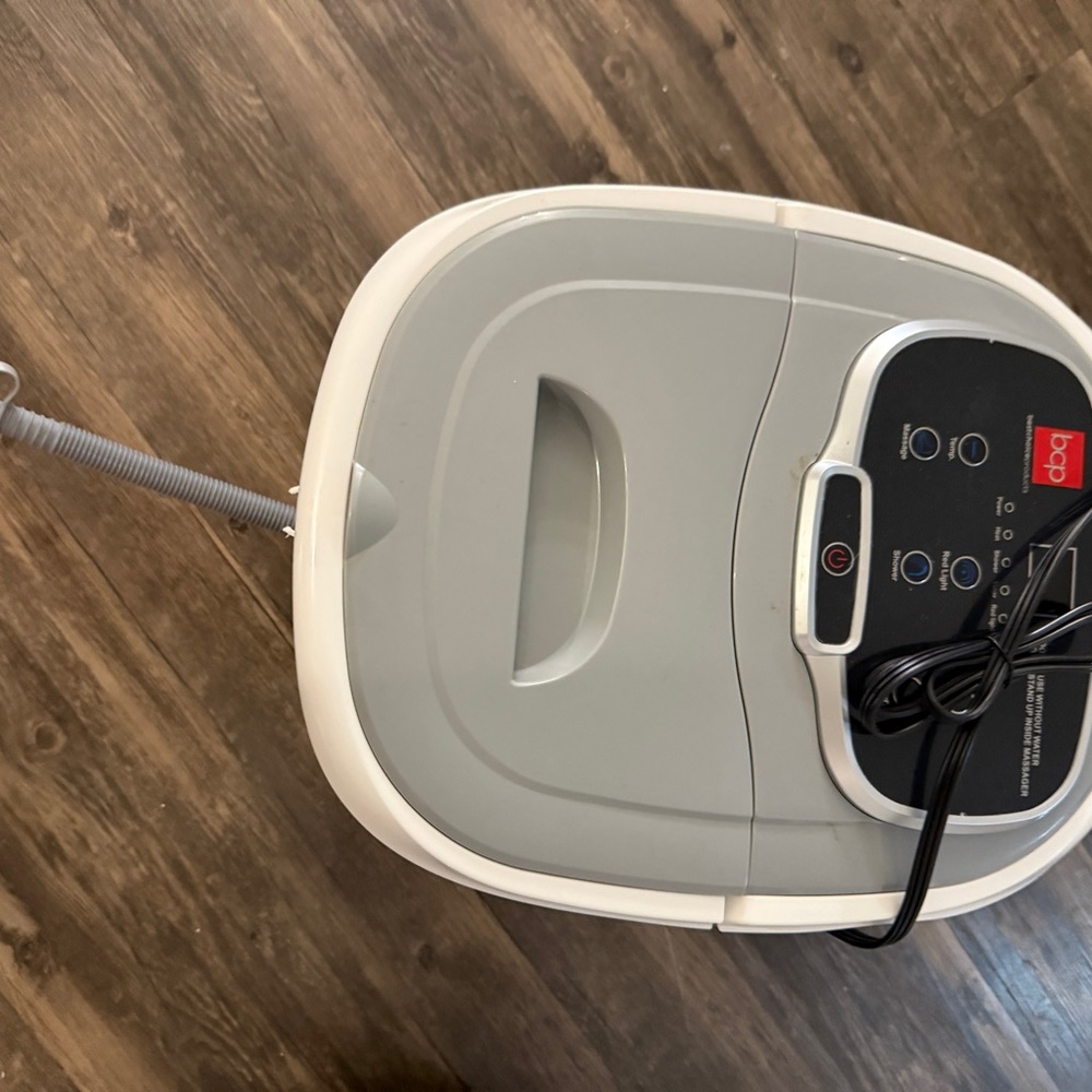 Modern Gray and White Foot Massager